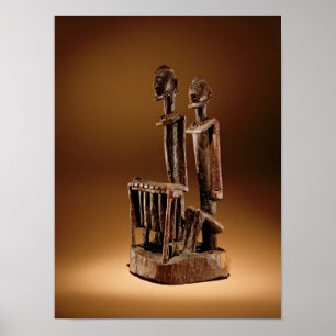Figures with xylophone poster