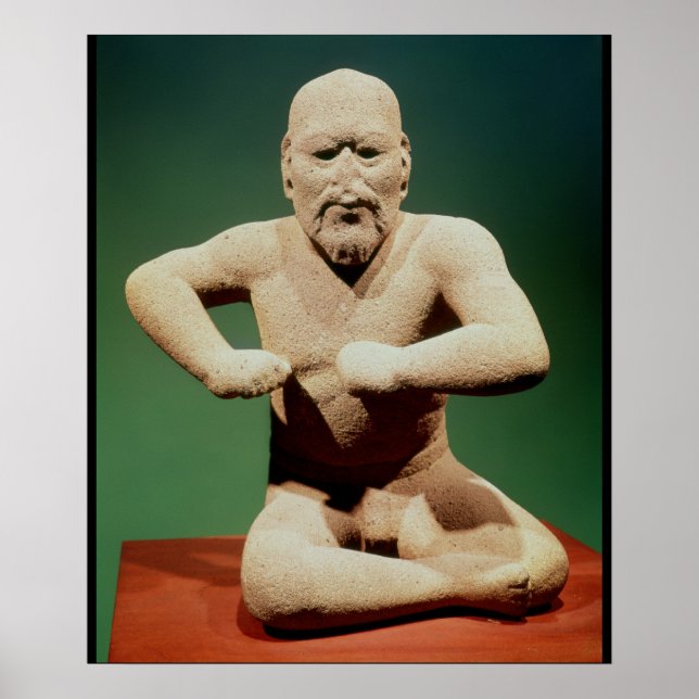 Figurine of a wrestler poster (Front)