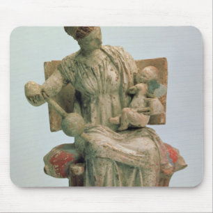 Figurine of Aphrodite playing with Eros Mouse Mat