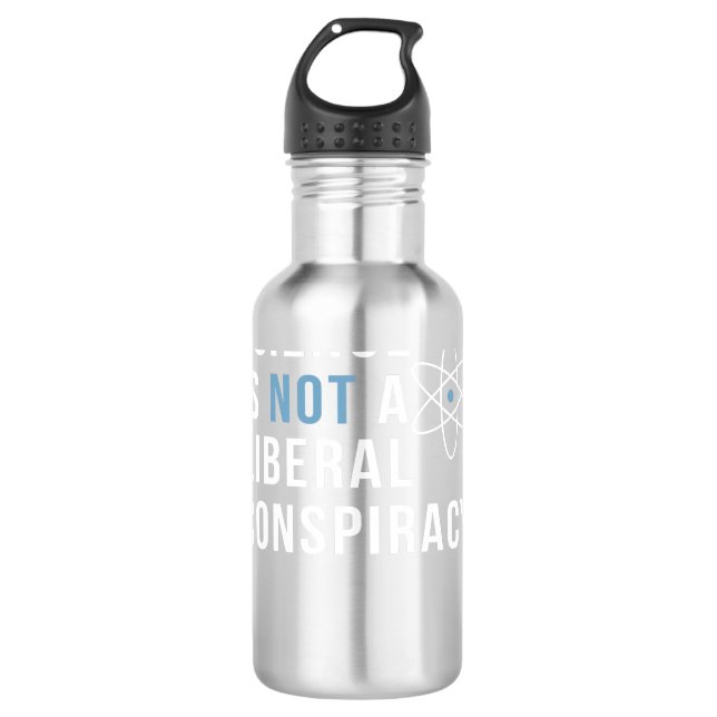Figuring Things Out Funny Science Themed 710 Ml Water Bottle (Front)