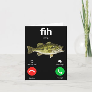Fih Calling Decline Accept Funny Phone Call Misspe Card