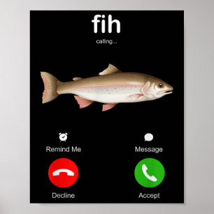 Fih Calling Remind Me Message Decline Accept Phone Poster