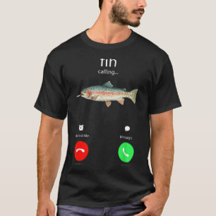 Fih Calling Remind Me Message Decline Accept Phone T-Shirt