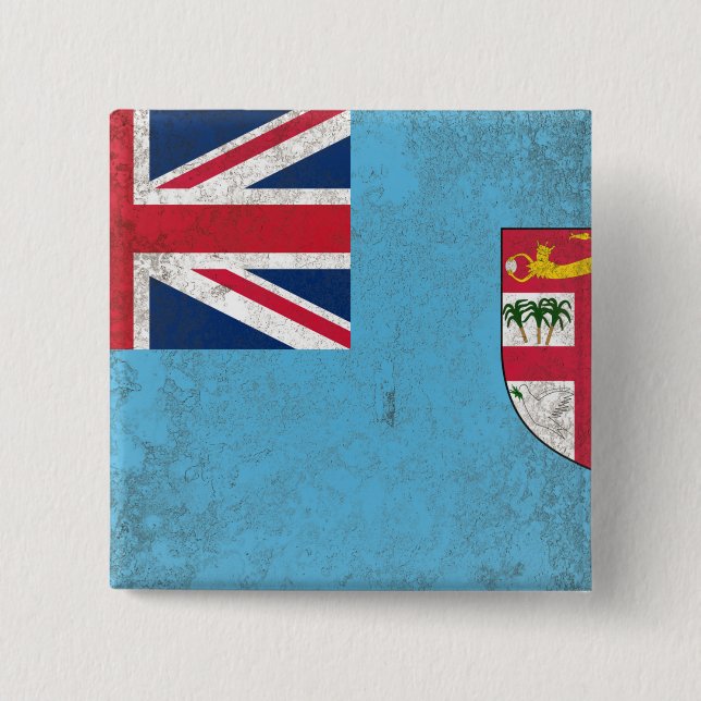 Fiji 15 Cm Square Badge (Front)