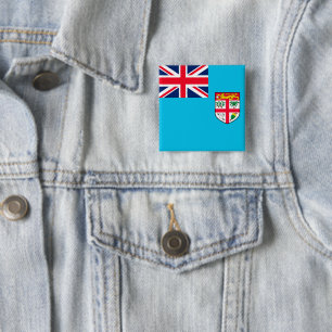 Fiji 15 Cm Square Badge
