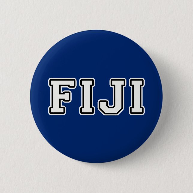 Fiji 6 Cm Round Badge (Front)