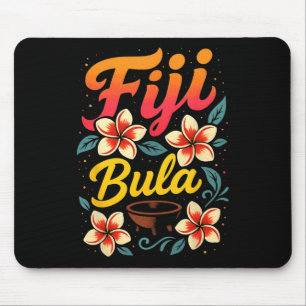 Fiji Bula Tropical Island Vacation Souvenir Mouse Mat
