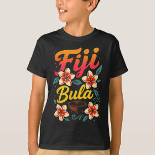 Fiji Bula Tropical Island Vacation Souvenir T-Shirt