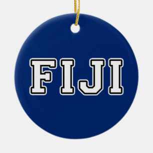 Fiji Ceramic Tree Decoration