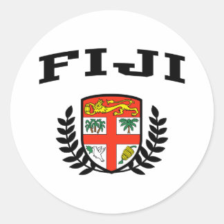Fiji Coat of Arms Classic Round Sticker