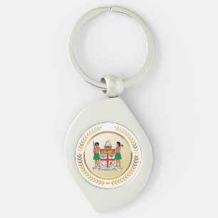 Fiji Coat of Arms Key Ring