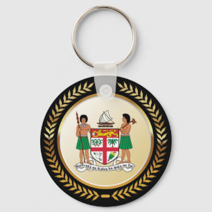Fiji Coat of Arms Key Ring