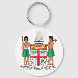 Fiji Coat Of Arms Key Ring