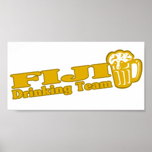 Fiji Drinking Team Poster