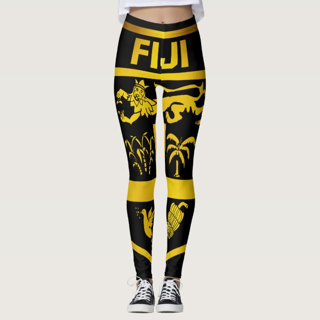 Fiji Emblem Leggings (Front)