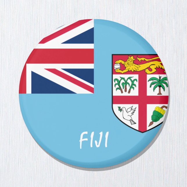 Fiji, Fijian flag & Oceania - travel/sports fans Magnet (Creator Uploaded)