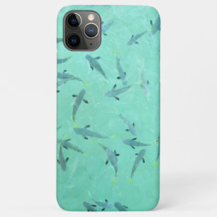 Fiji fish swimming in clear blue water iPhone 11 pro max case