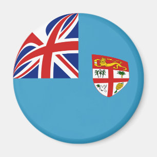 Fiji Fisheye Flag Magnet