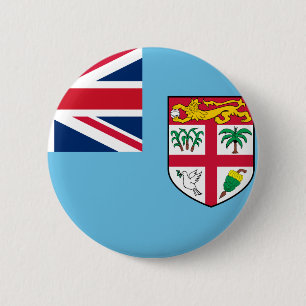 Fiji Flag 6 Cm Round Badge