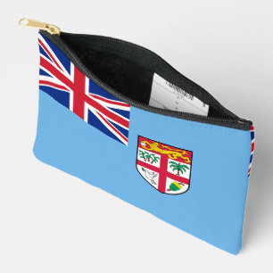 Fiji flag accessory pouch