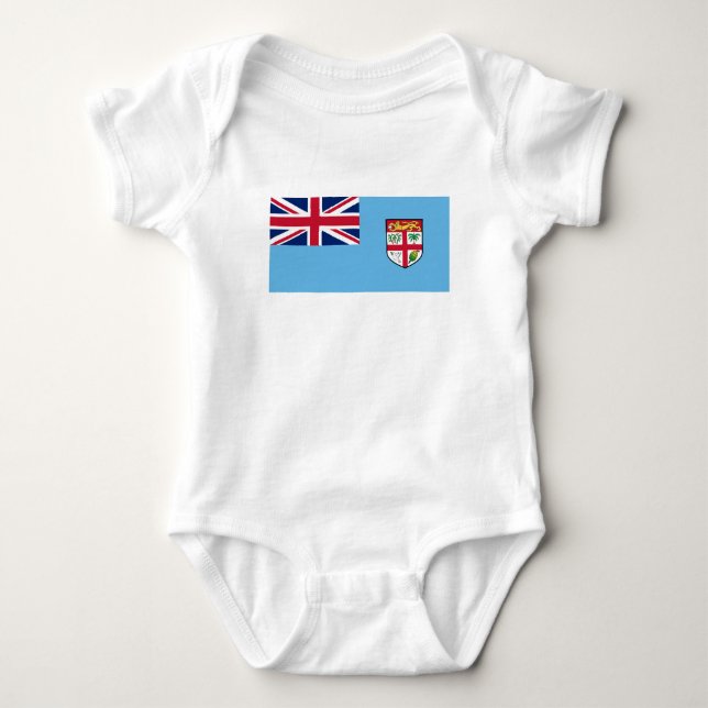 Fiji Flag Baby Bodysuit (Front)