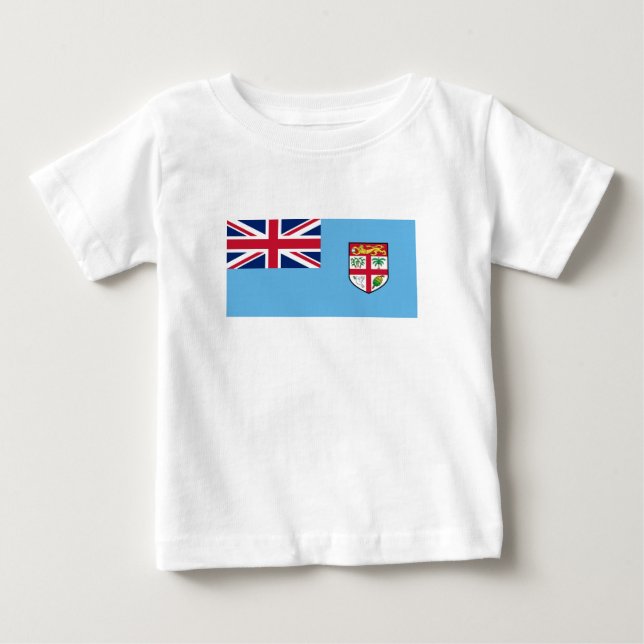 Fiji Flag Baby T-Shirt (Front)