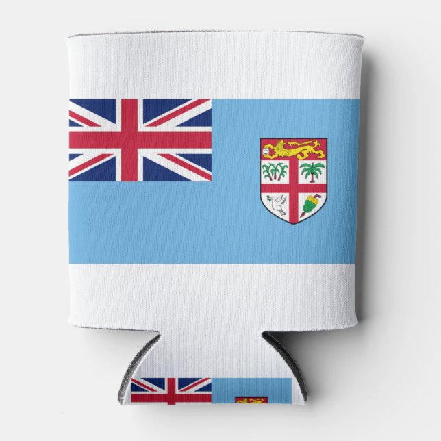 Fiji Flag Can Cooler (Front)