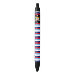 Fiji Flag Cute Patriotic Black Ink Pen
