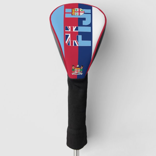Fiji Flag Gorgeous Patriotic Golf Head Cover (Front)