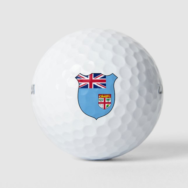 Fiji Flag Grand Patriotic Golf Balls (Front)