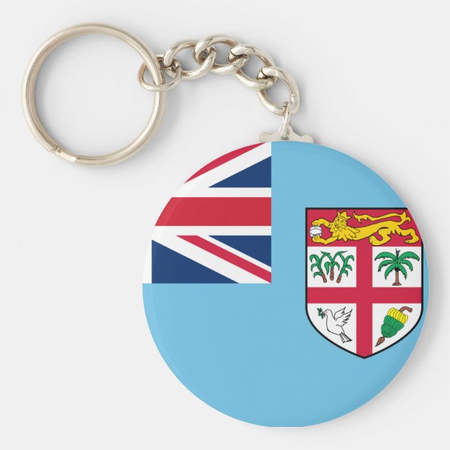 Fiji Flag Key Ring (Front)