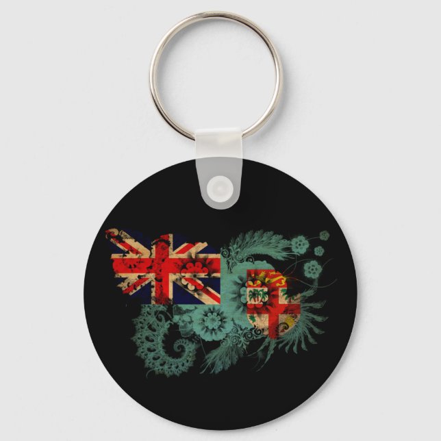 Fiji Flag Key Ring (Front)