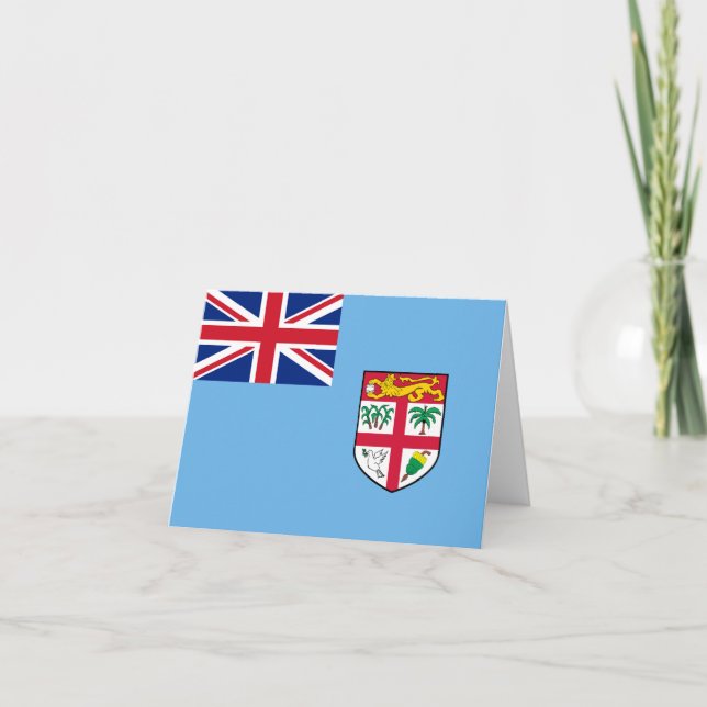 Fiji flag note card (Front)