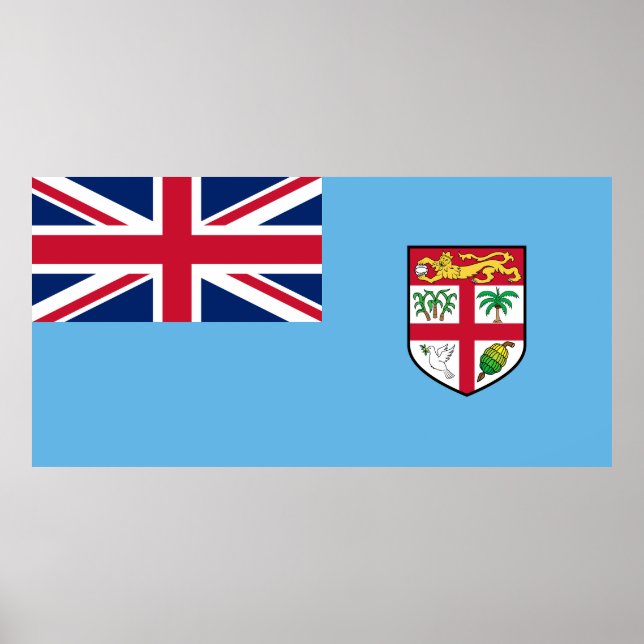 Fiji Flag Poster (Front)