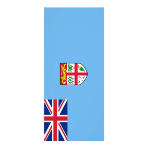 Fiji flag rack card
