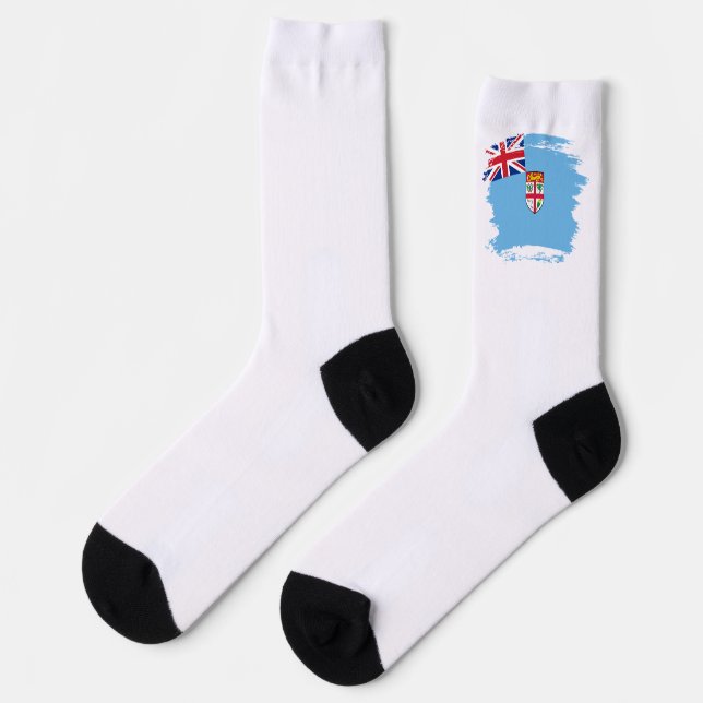 Fiji flag socks (Left)