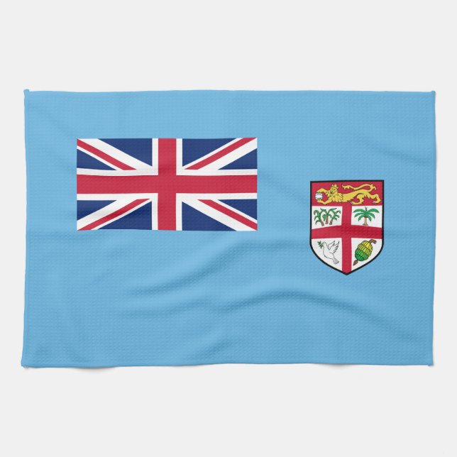 Fiji Flag Tea Towel (Horizontal)