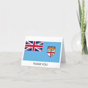 Fiji Flag Thank You Card