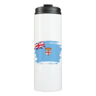 Fiji flag thermal tumbler