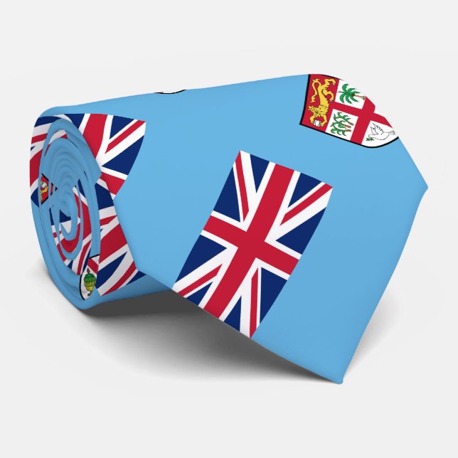 Fiji Flag Tie (Rolled)