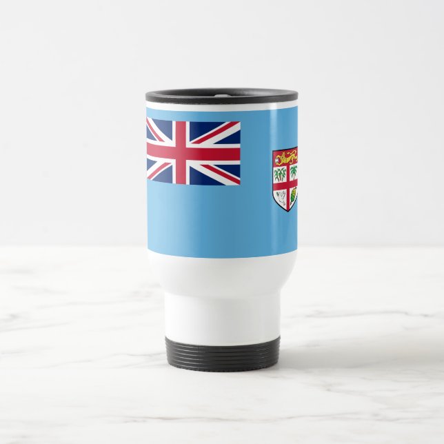 Fiji Flag Travel Mug (Center)
