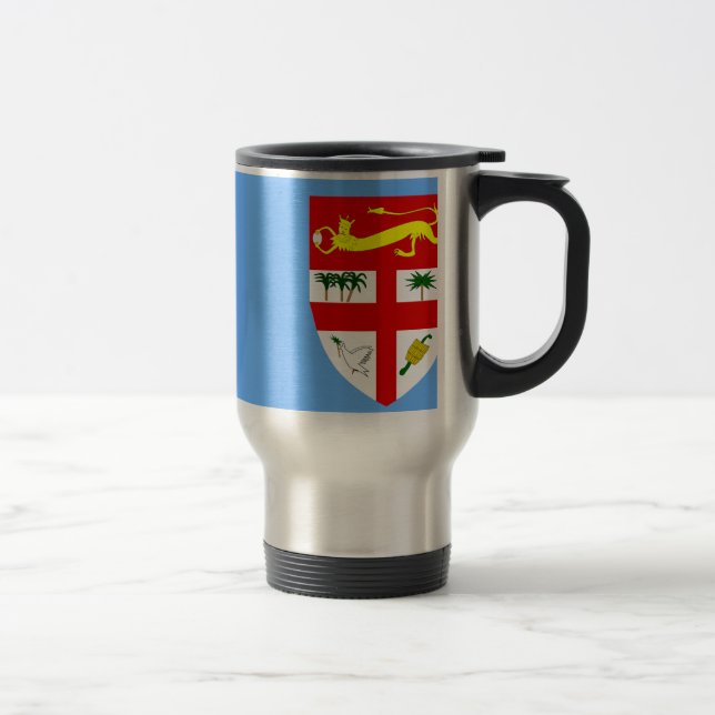 Fiji Flag Travel Mug (Right)