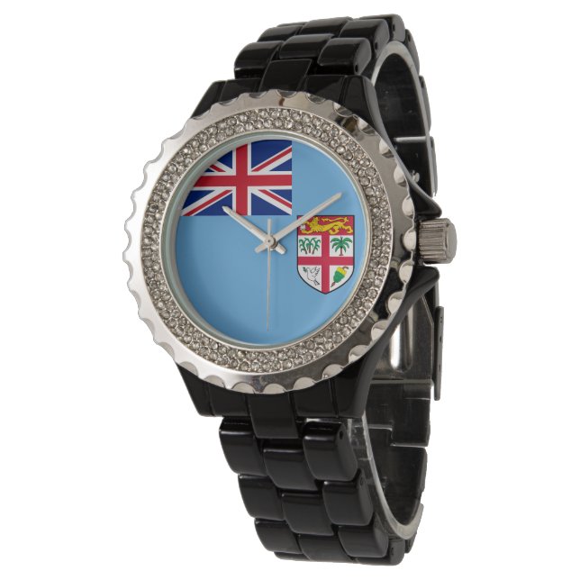 Fiji flag watch (Angled)