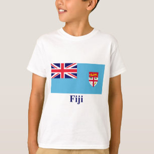 Fiji Flag with Name T-Shirt