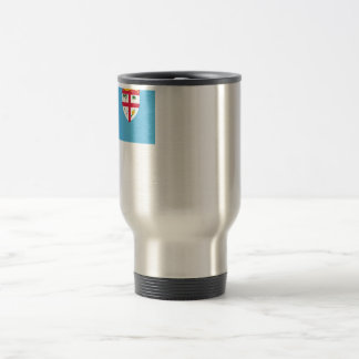 Fiji Flag with Name Travel Mug
