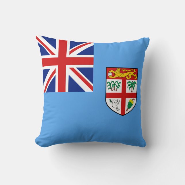 Fiji Flag x Flag Pillow (Front)