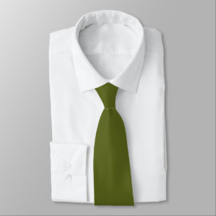 Fiji Green Modern Solid Colour Tie