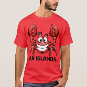 Fiji Islands Beach Family Vacation Group Trip Crab T-Shirt