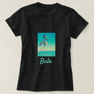 Fiji Islands Bula coconut palm trees travel T-Shirt