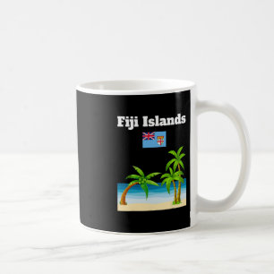 Fiji Islands Lover Travel Souvenir Fijian Flag Vac Coffee Mug